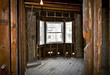 Home interior gutted for renovation