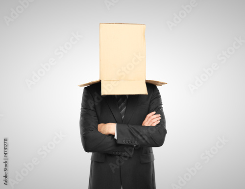 Photo: box on head box on head