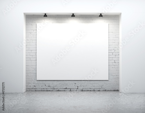 Photo: blank on wall blank on wall