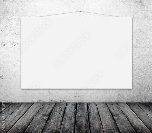 Photo: blank poster blank poster