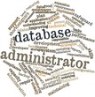 Word cloud for Database administrator
