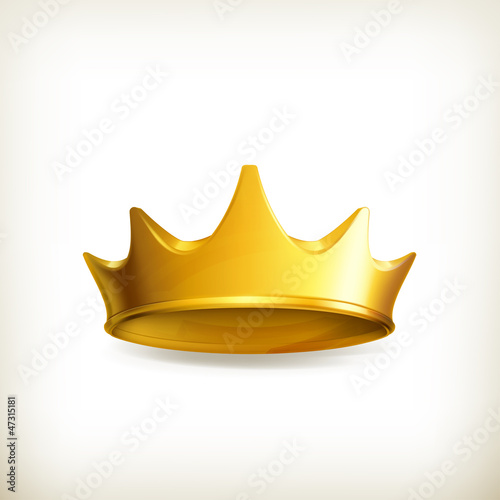 Vector: Golden crown Golden crown