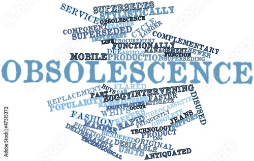 Illustration: Word cloud for Obsolescence Word cloud for Obsolescence