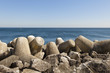 Photo: Tetrapod breakwater Tetrapod breakwater