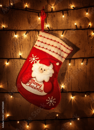 Photo: Red Christmas sock Red Christmas sock