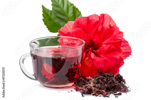 Photo: Red flower and hibiscus hot tea Red flower and hibiscus hot tea