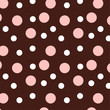 Vector: vector illustration pink and white dots pattern vector illustration pink and white dots pattern