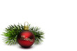 Weihnachtskugel Mama mit Zweig