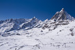 ski slopes under the Matterhorn