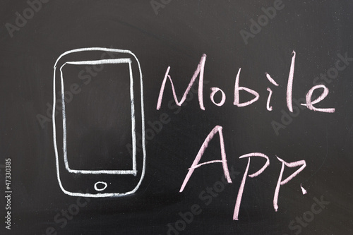 Photo: Mobile app concept Mobile app concept