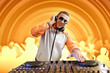 dj and mixer