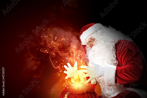 Photo: christmas theme with santa christmas theme with santa