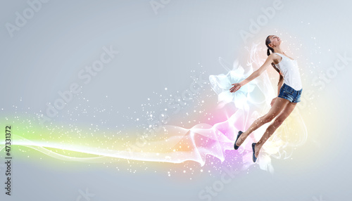 Photo: Modern style dancer posing Modern style dancer posing