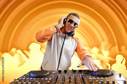 Photo: dj and mixer dj and mixer