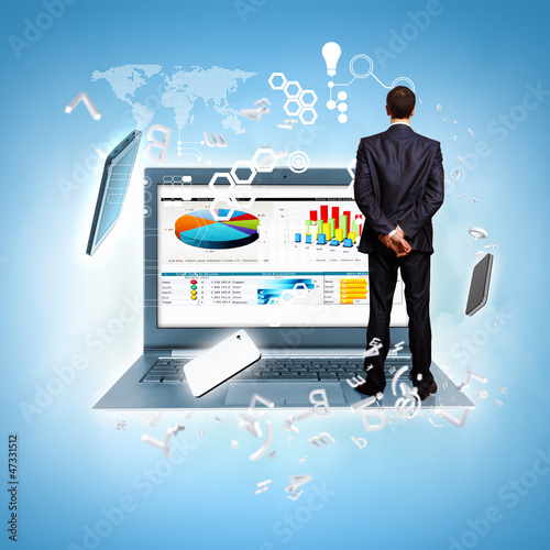 Photo: Modern technology illustration Modern technology illustration