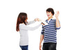Young couple arguing