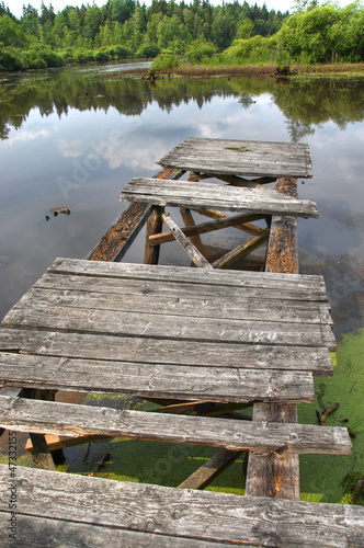 Photo: Old rotten jetty Old rotten jetty