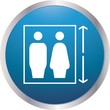 lift man woman blue