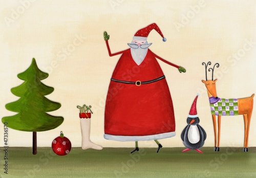 Illustration: Christmas card Christmas card