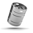 Illustration: Metal beer keg Metal beer keg