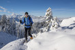 Schneeschuhwanderung in den Alpen