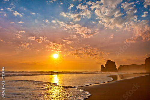 Photo: sunset ocean man sunset ocean man