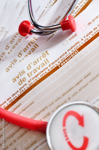 Photo: arrêt maladie,consultation,médecine,arrêt de travail arrêt maladie,consultation,médecine,arrêt de travail