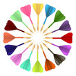Colored darts