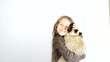 Video: little girl hugging her cat little girl hugging her cat