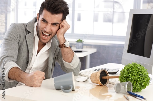 Photo: Stress on workplace Stress on workplace
