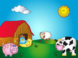 Illustration: farm cartoon farm cartoon