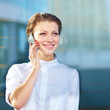 Portrait of pretty young business woman