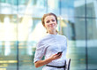 Portrait of pretty young business woman