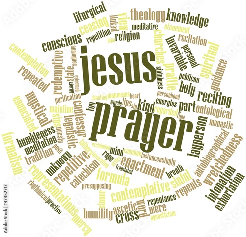 Illustration: Word cloud for Jesus Prayer Word cloud for Jesus Prayer