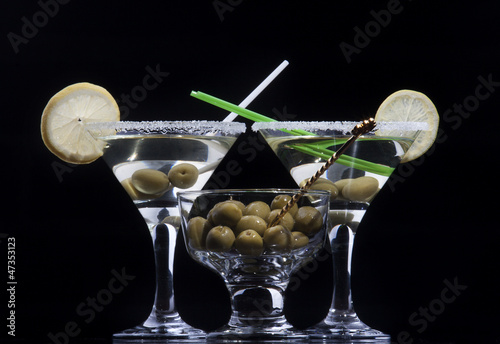 Photo: fresh coctail on the black fresh coctail on the black