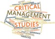 Word cloud for Critical management studies