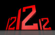 Illustration: 12.12.12 - The last unique calendar date in this century 12.12.12 - The last unique calendar date in this century