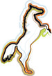 abstract horse illustration