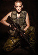 Photo: female soldier female soldier