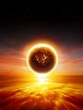 Dramatic apocalyptic background