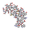 human epidermal growth factor (hEGF), chemical structure.