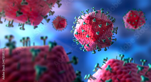 Illustration: Aids-Viren Aids-Viren