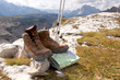Wanderschuhe in den Dolomiten - Alpen