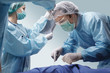 Group of surgeons