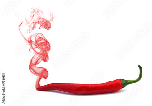 Photo: rauchende Chili. rauchende Chili.