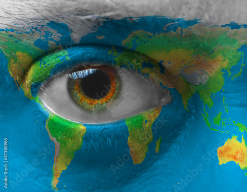 Photo: eye on the world eye on the world