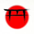 Japanese Gate and Sun