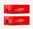 christmas header, banner, eps10 vector illustration