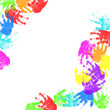 child hand prints