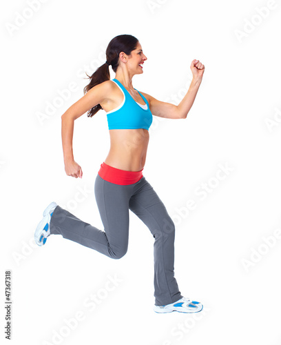 Photo: Jogging healthy woman. Jogging healthy woman.